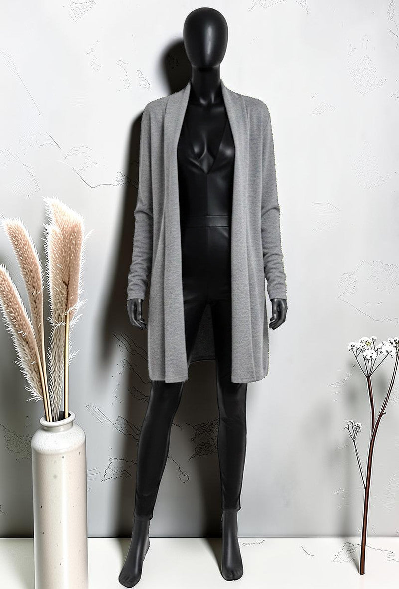 Gilet en Maille Douce et Agréable à Porter Gris