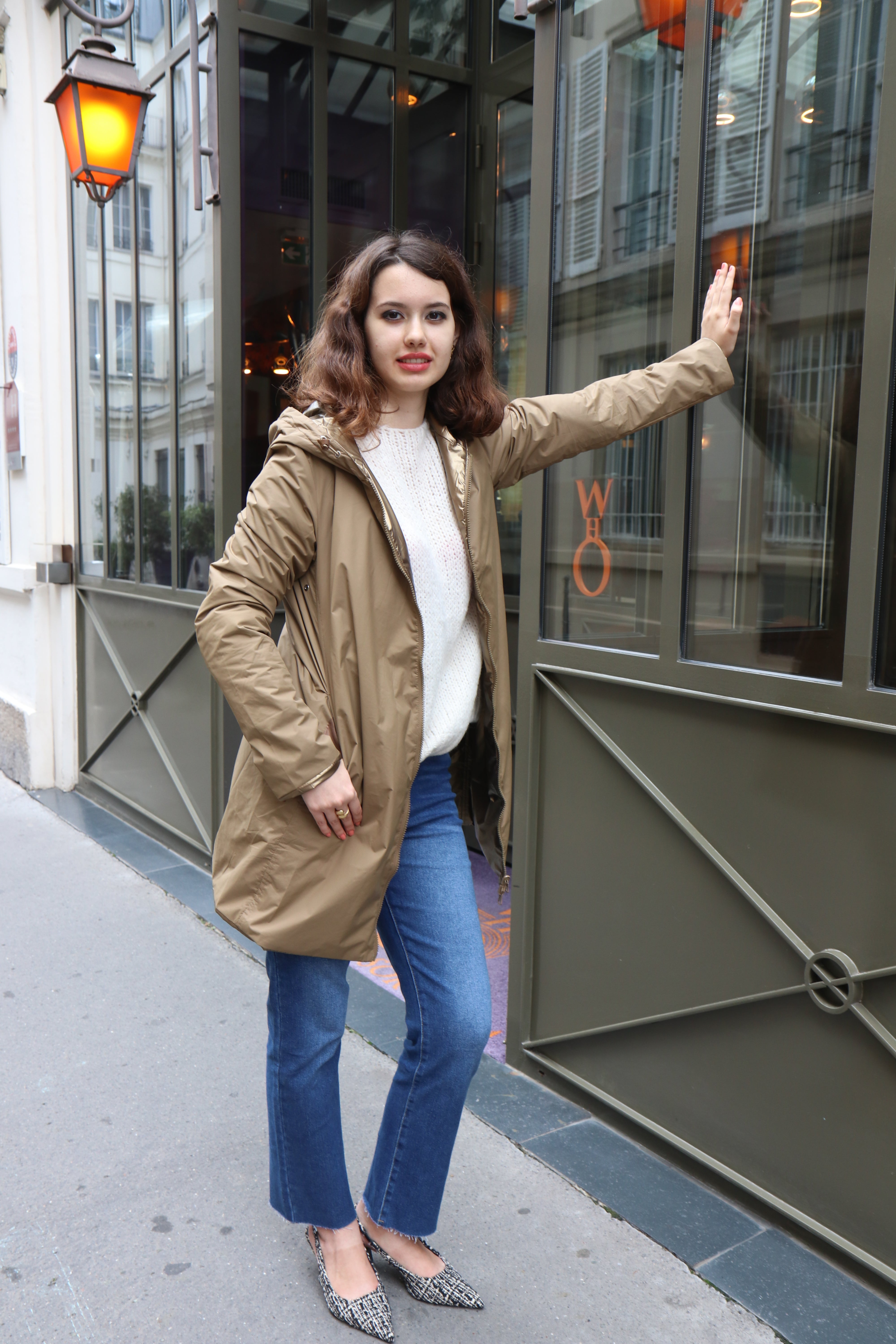IMPERMEABLE LONG MI-SAISON BRILLANT