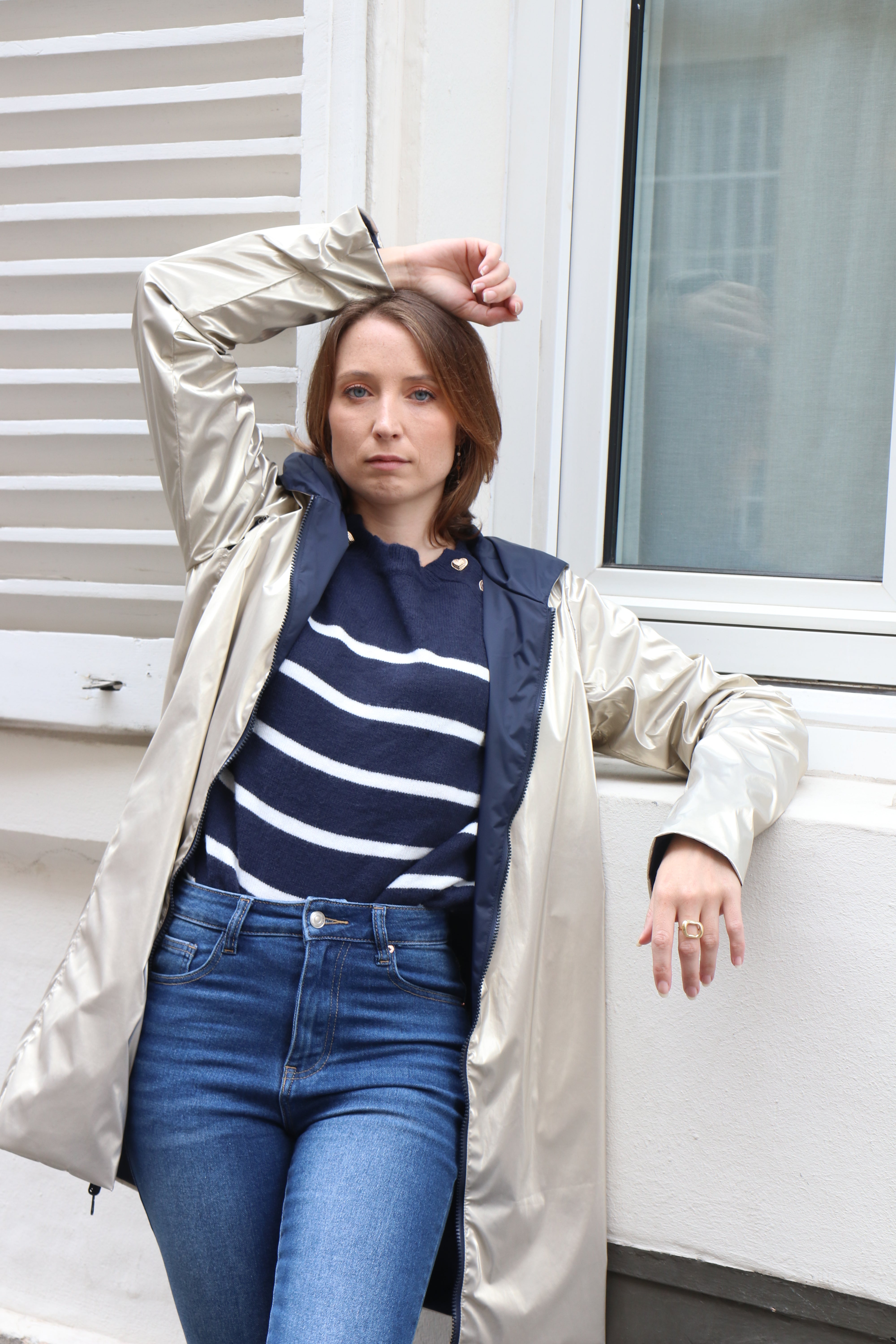IMPERMEABLE LEGER LONG (ZIP UNI)