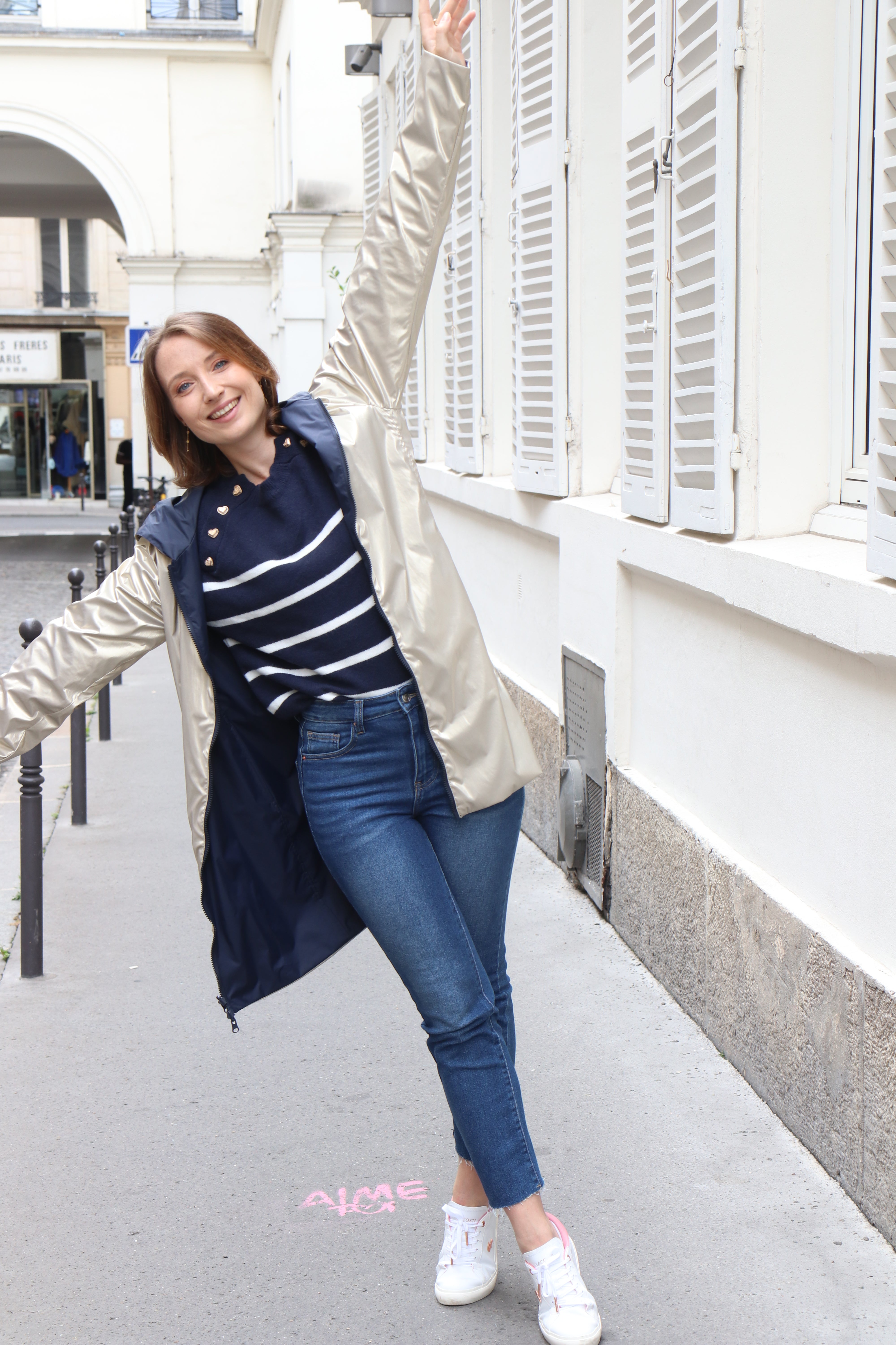 IMPERMEABLE LEGER LONG (ZIP UNI)