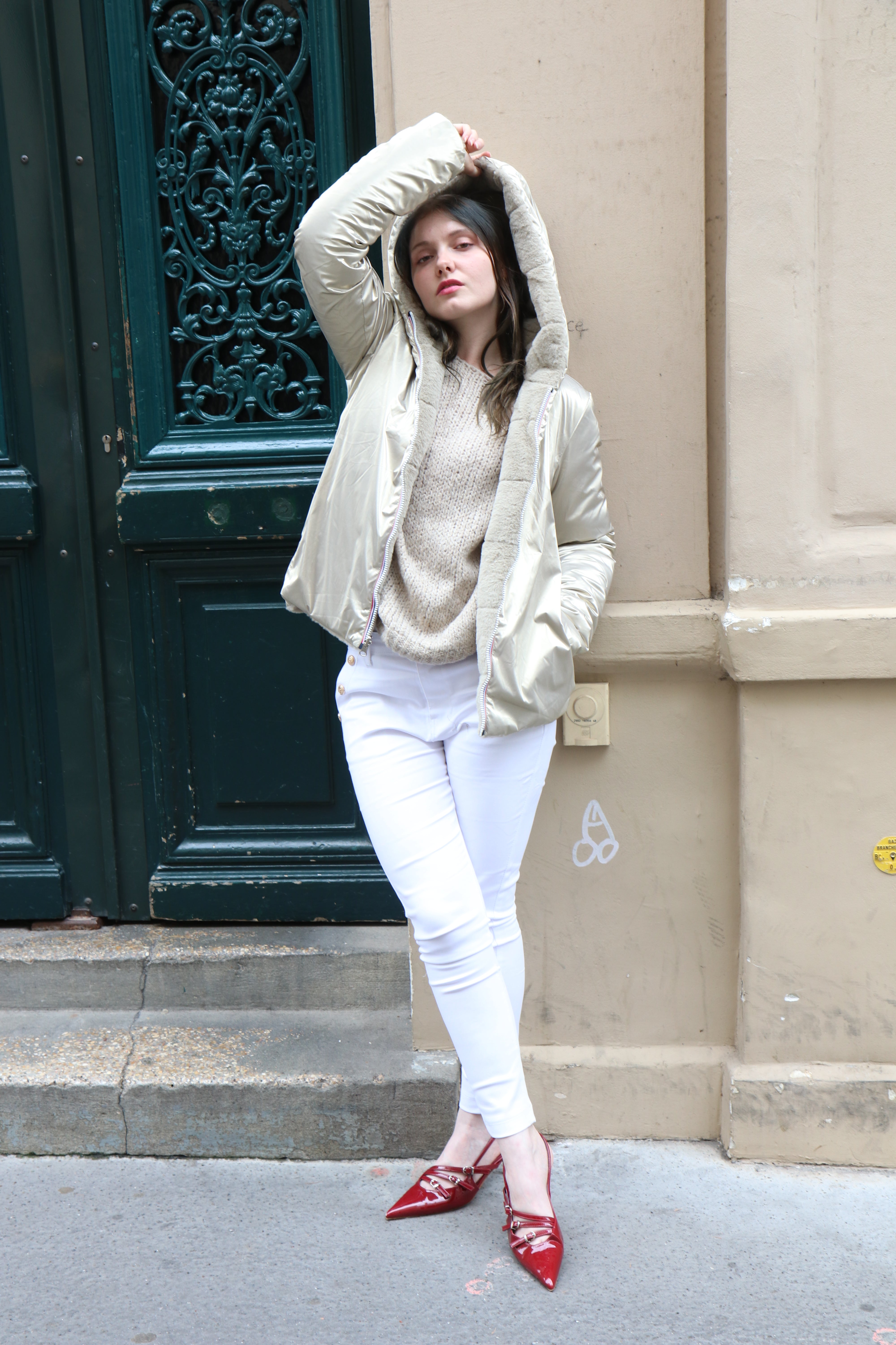 IMPERMEABLE FOURRE COURT (MATELASSE) LAURA JO