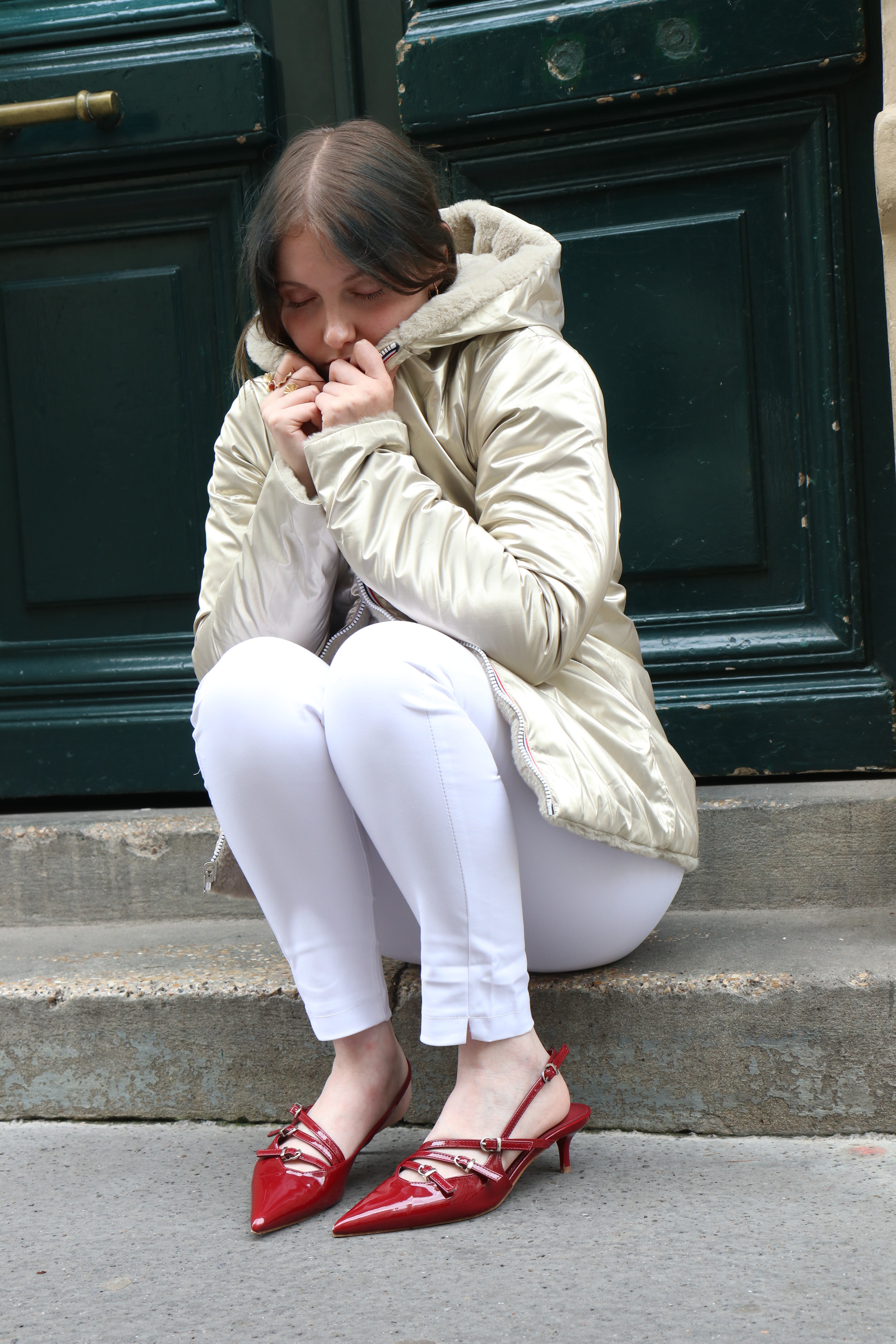 IMPERMEABLE FOURRE COURT (MATELASSE) LAURA JO