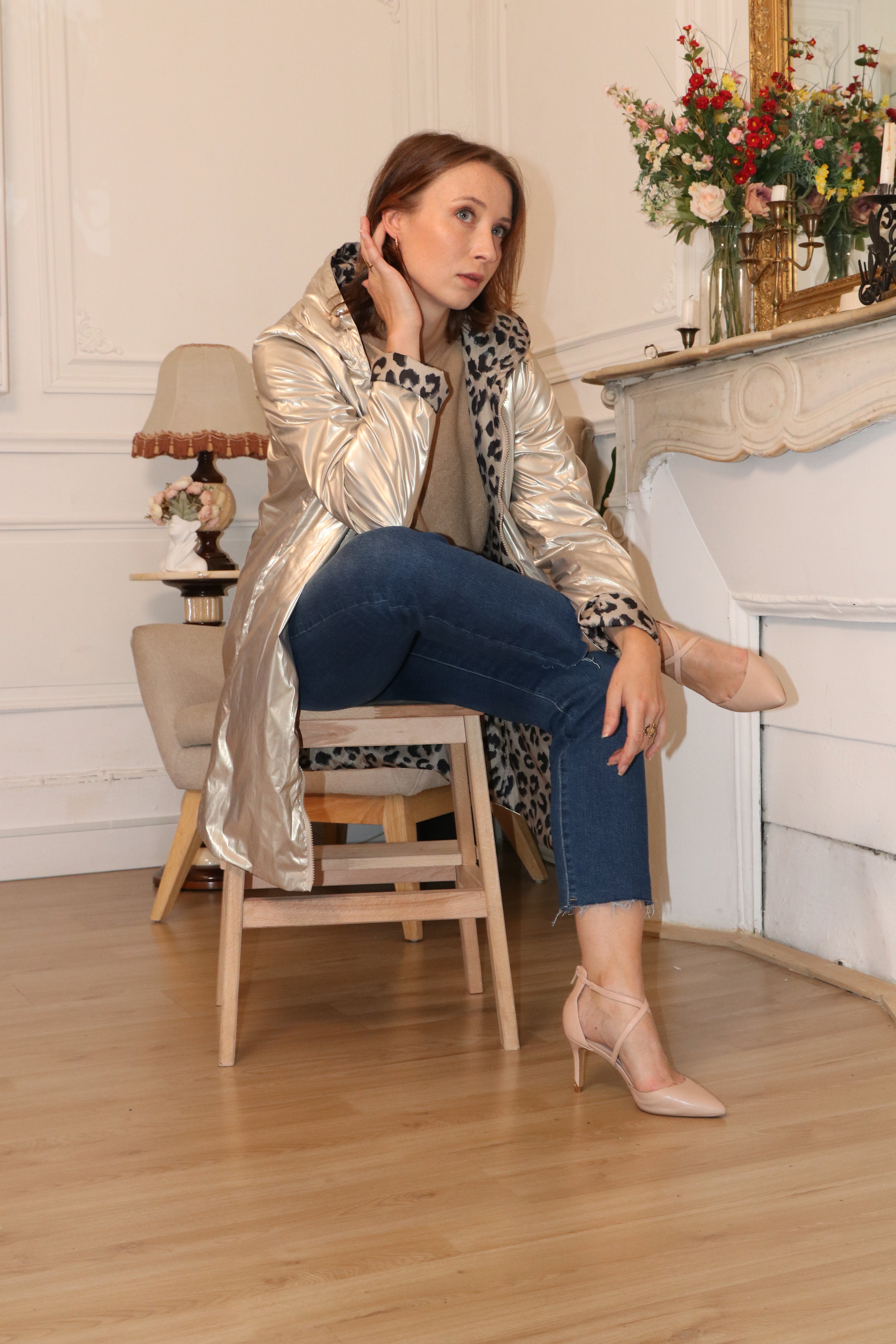 IMPERMEABLE LONG MI SAISON REVERSIBLE LAURA JO