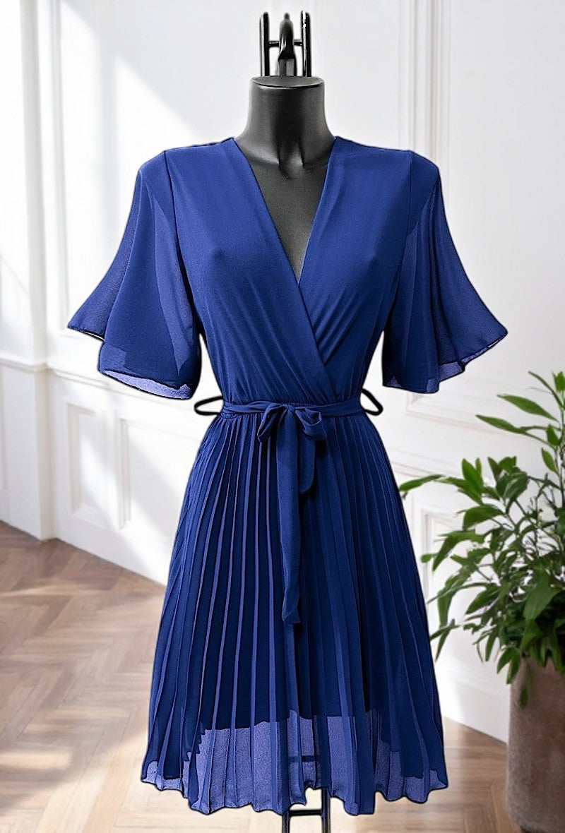 🌟 Nouvelle Collection 2025 : Robes Croisées Plissées Fluides à Doublure Viscose 🌟