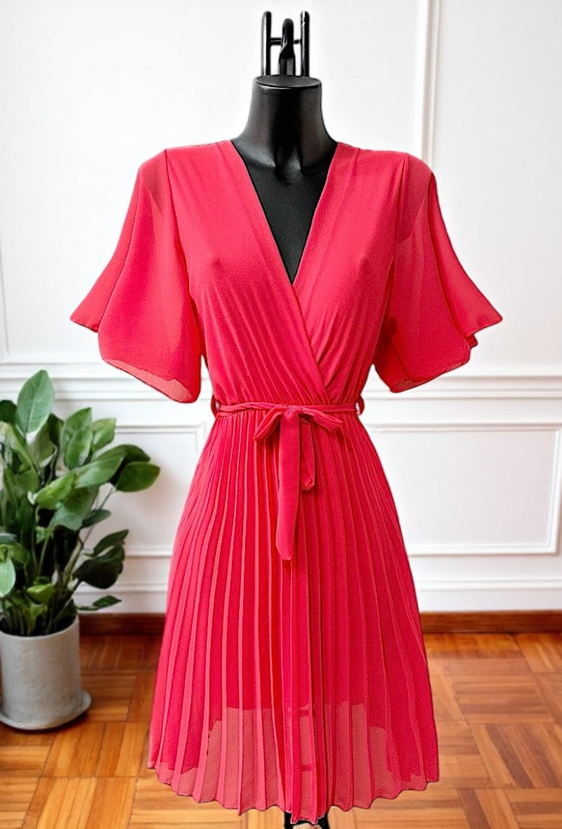 🌟 Nouvelle Collection 2025 : Robes Croisées Plissées Fluides à Doublure Viscose 🌟