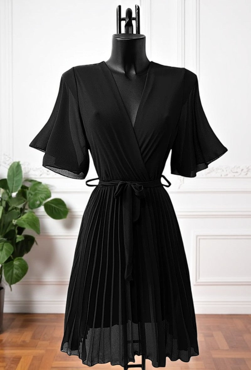 🌟 Nouvelle Collection 2025 : Robes Croisées Plissées Fluides à Doublure Viscose 🌟