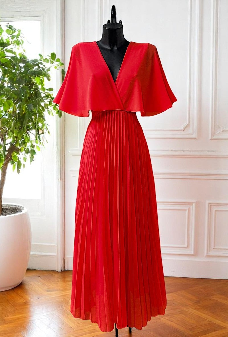 🌟 Nouvelle Collection 2025 : Robe Plissées Fluides à Doublure en Viscose 🌟