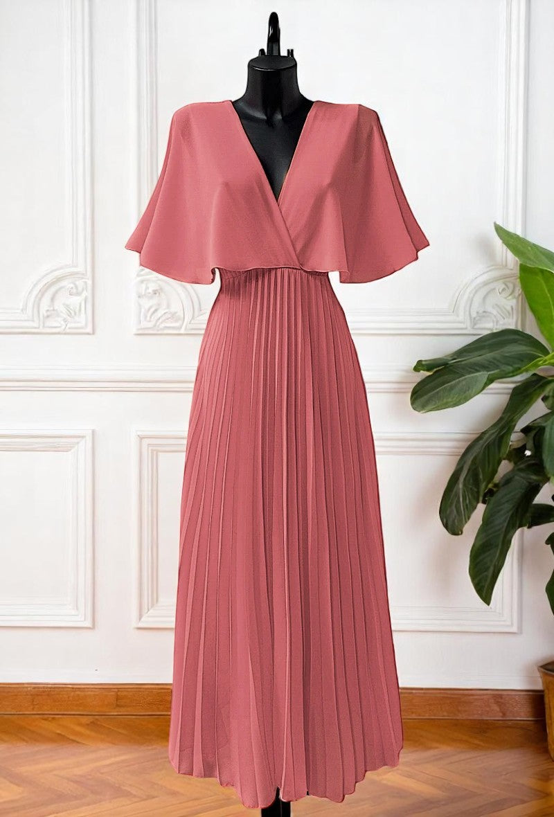 🌟 Nouvelle Collection 2025 : Robe Plissées Fluides à Doublure en Viscose 🌟