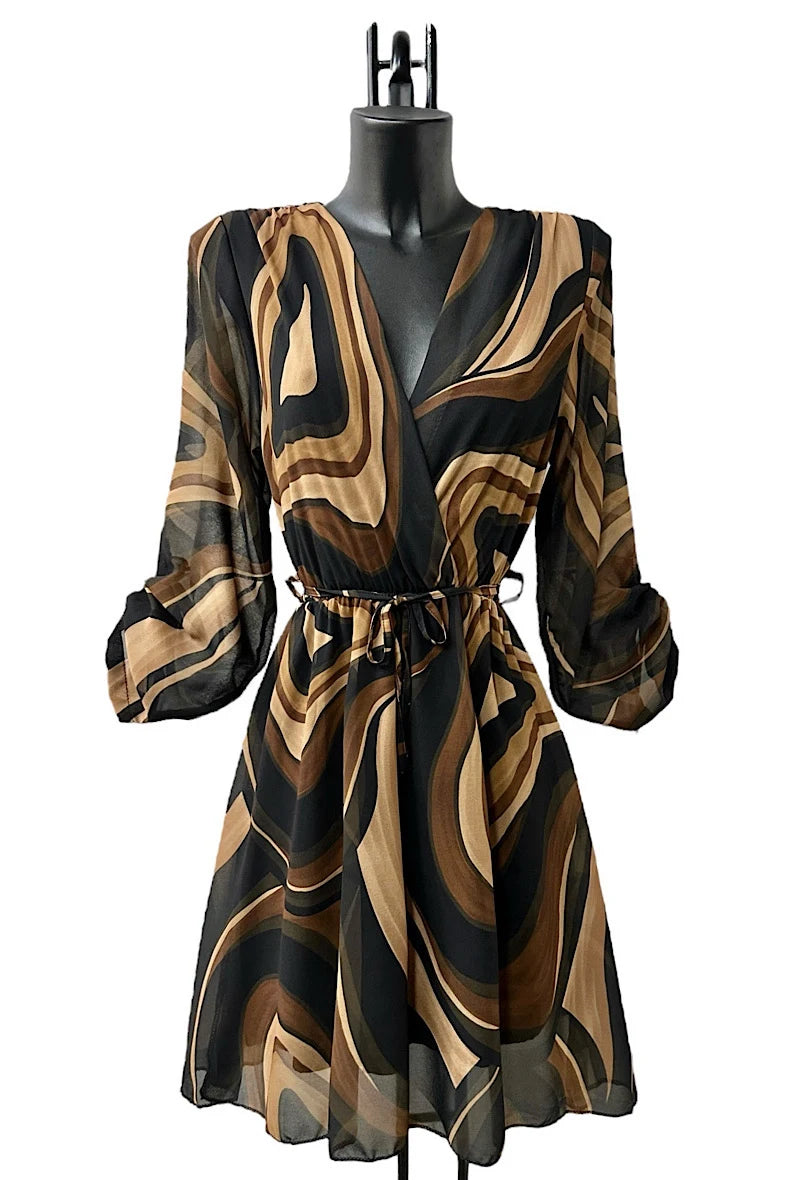 🌟 Nouvelle Collection : Robe courte à Doublure en Viscose 🌟