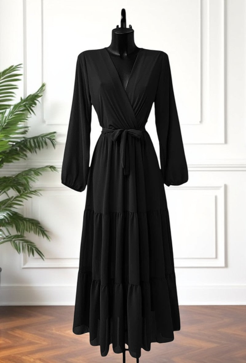 🌟 Nouvelle Collection 2025 : Robes Croisées Fluides à la Silhouette Envoûtante 🌟