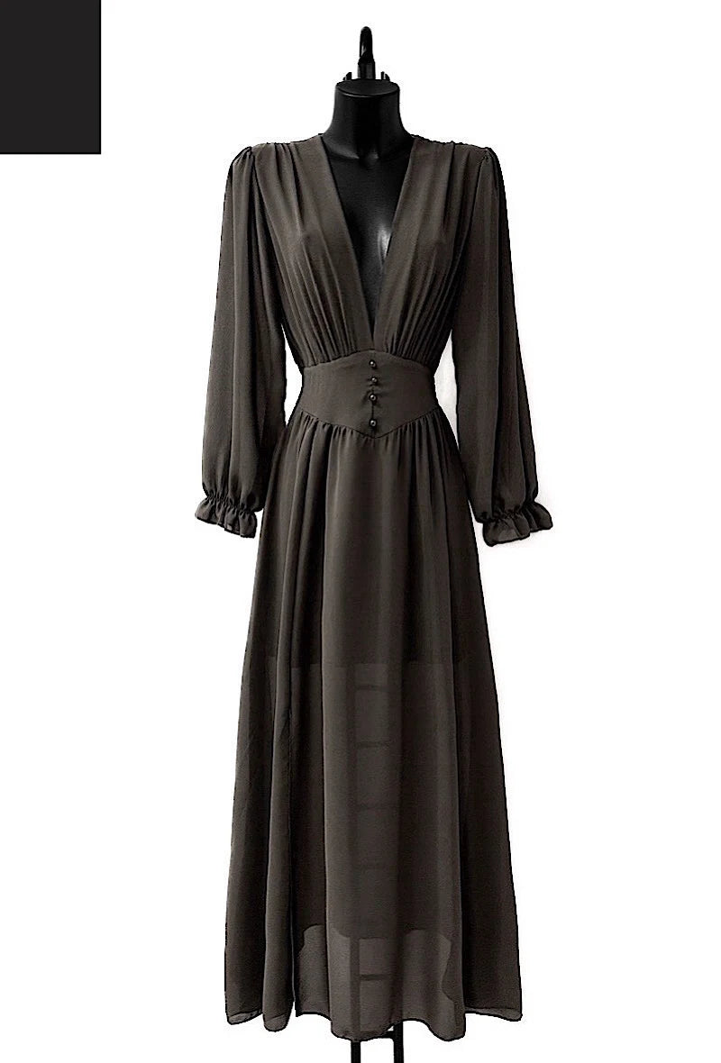 🌟 Nouvelle Collection : Robes longue Fluides à Doublure en Viscose 🌟