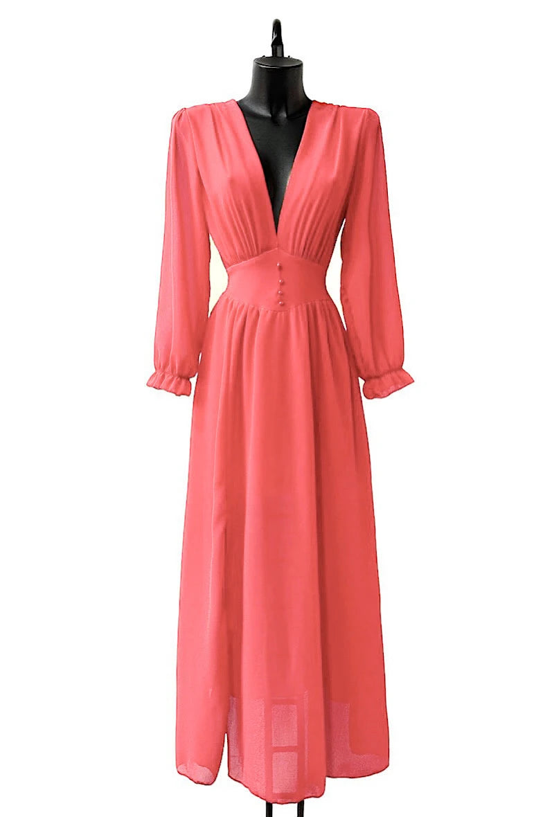 🌟 Nouvelle Collection : Robes longue Fluides à Doublure en Viscose 🌟