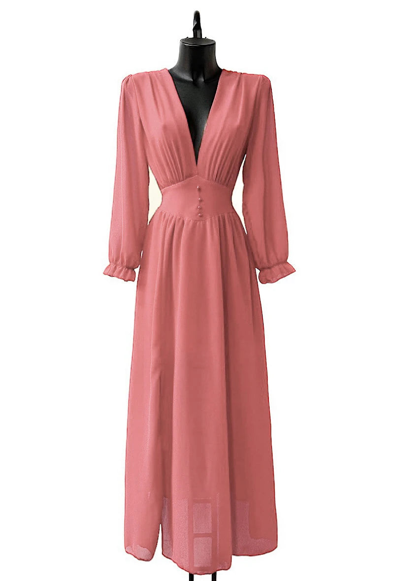 🌟 Nouvelle Collection : Robes longue Fluides à Doublure en Viscose 🌟