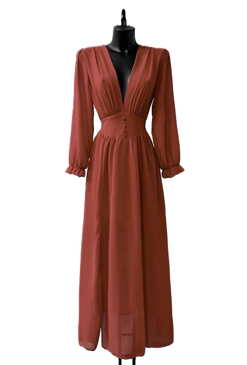🌟 Nouvelle Collection : Robes longue Fluides à Doublure en Viscose 🌟