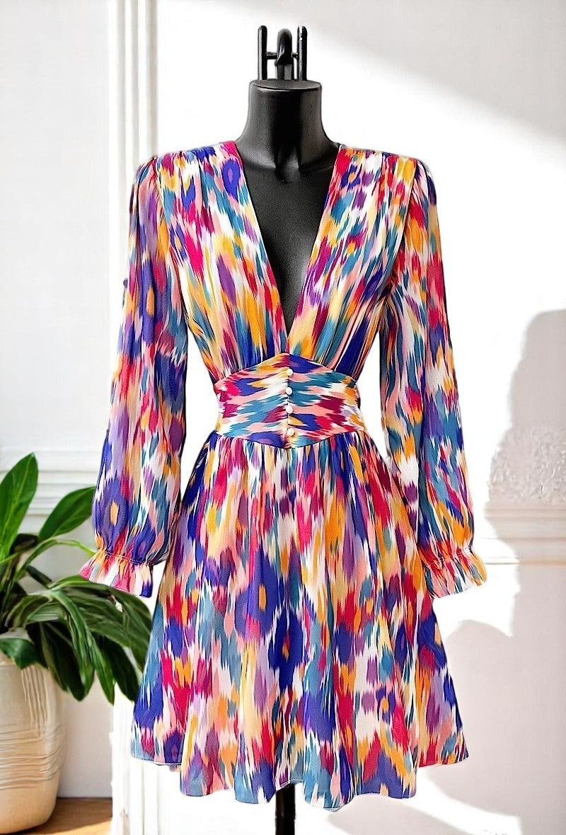 🌟 Nouvelle Collection 2025 : Robe courte à Doublure en Viscose 🌟