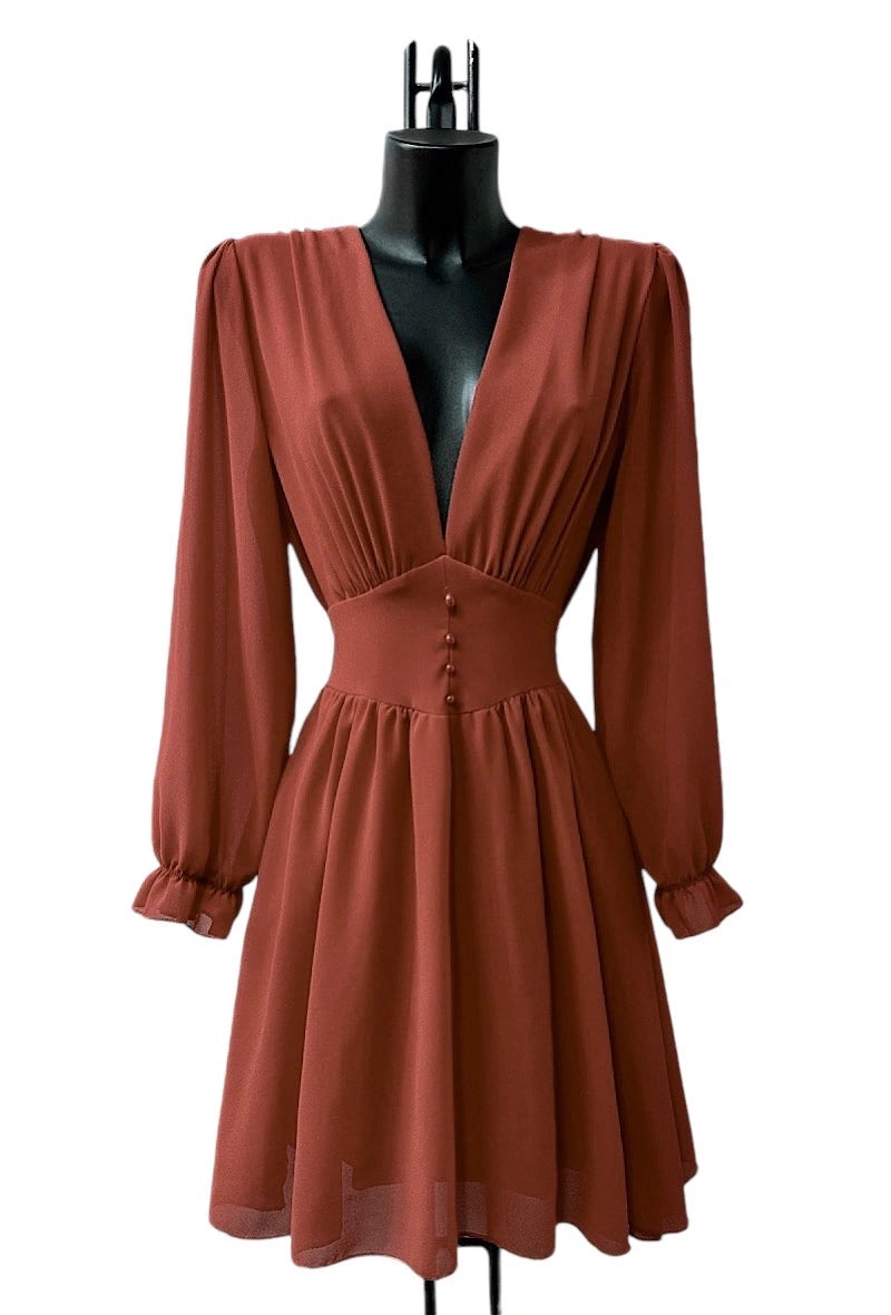 🌟 Nouvelle Collection : Robe courte à Doublure en Viscose 🌟