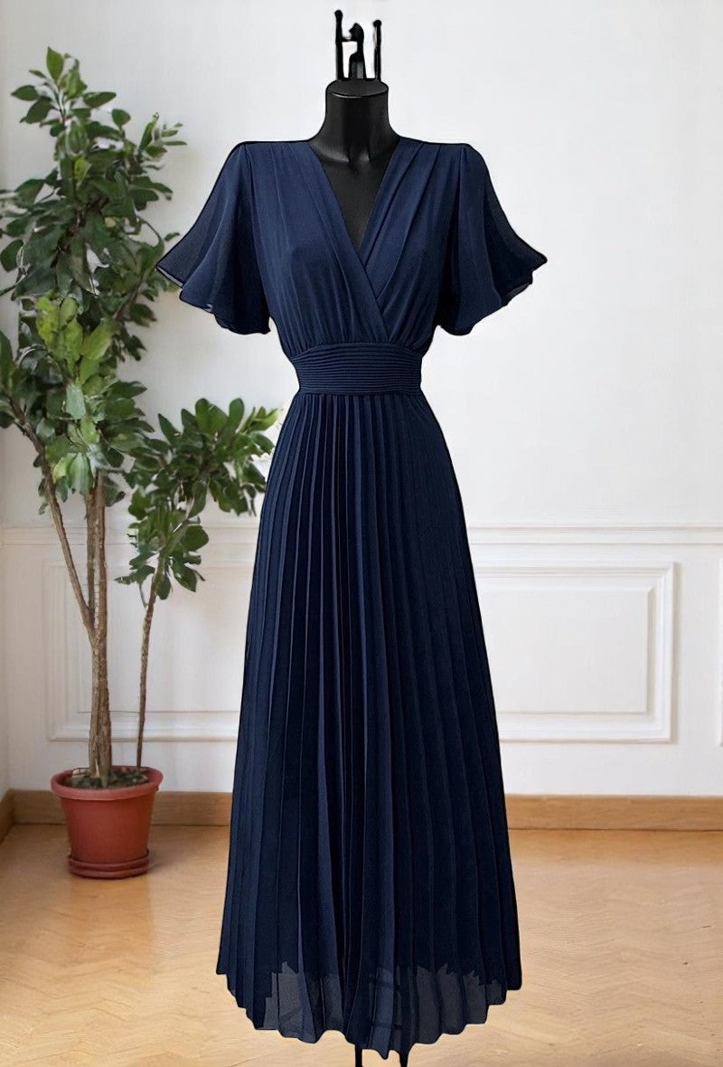 🌟 Nouvelle Collection 2025 : Robe Plissées Fluides à Doublure en Viscose 🌟
