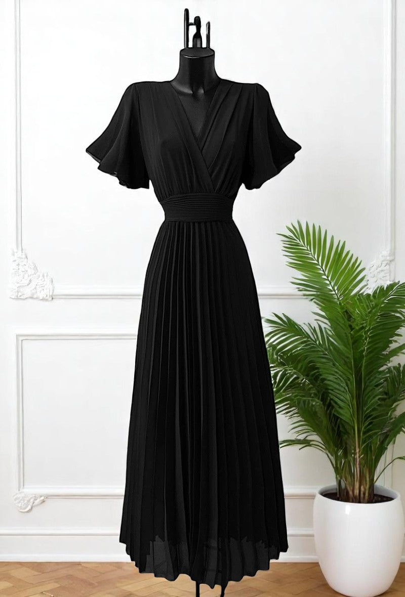 🌟 Nouvelle Collection 2025 : Robe Plissées Fluides à Doublure en Viscose 🌟