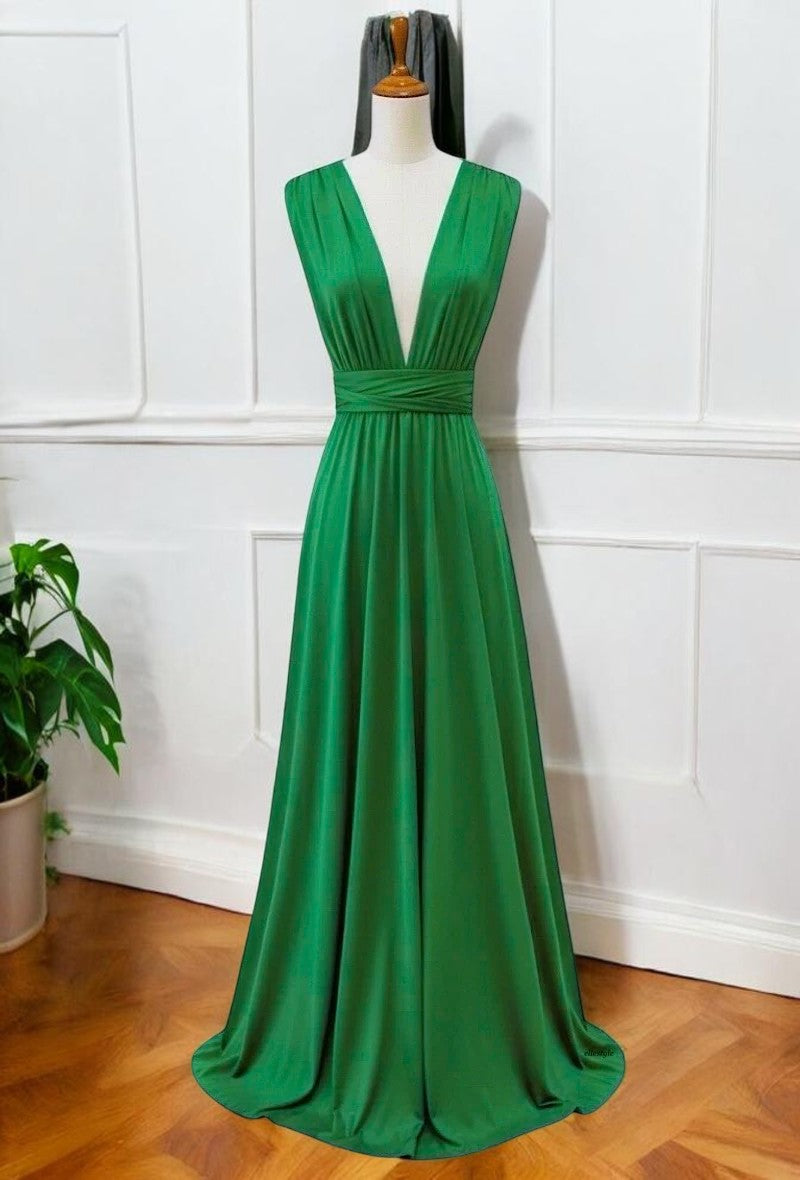 Robe Longue Multi-Positions — Élégance Modulable | Collection 2026