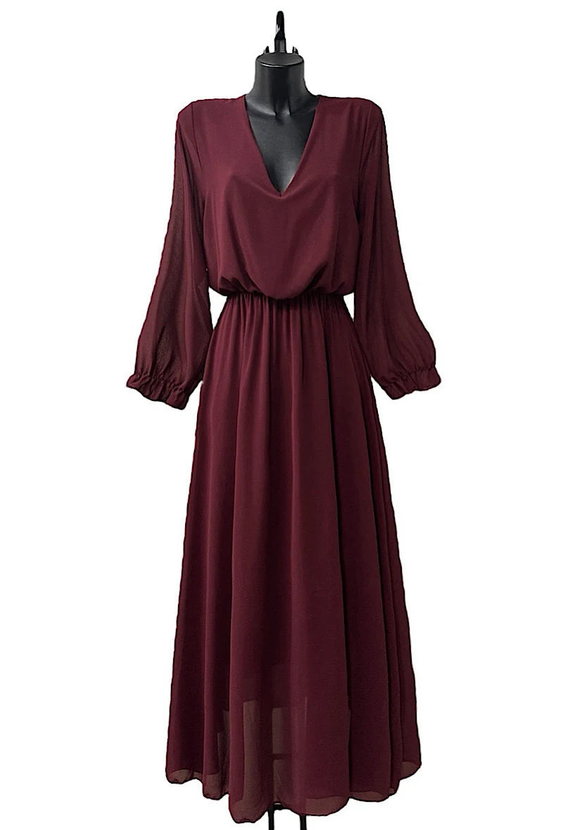 🌟 Nouvelle Collection : Robes longue en col V🌟