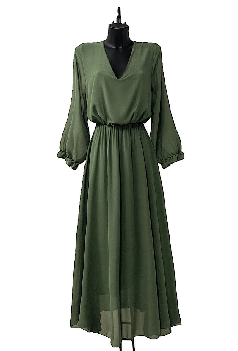 🌟 Nouvelle Collection : Robes longue en col V🌟