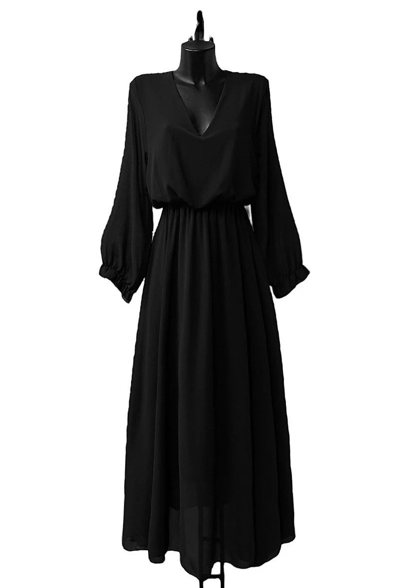 🌟 Nouvelle Collection : Robes longue en col V🌟