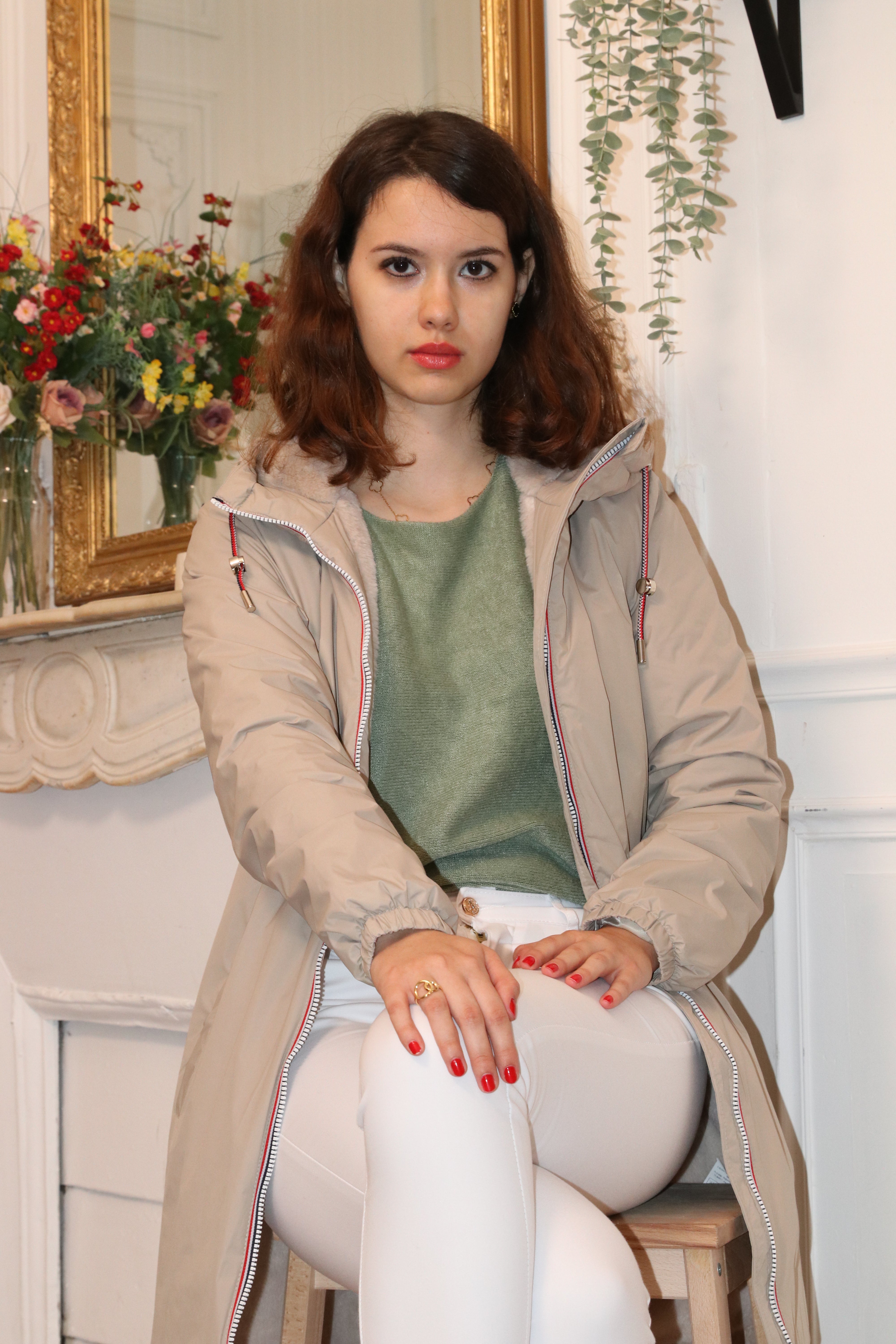 IMPERMEABLE LONG FOURRE LAURA JO