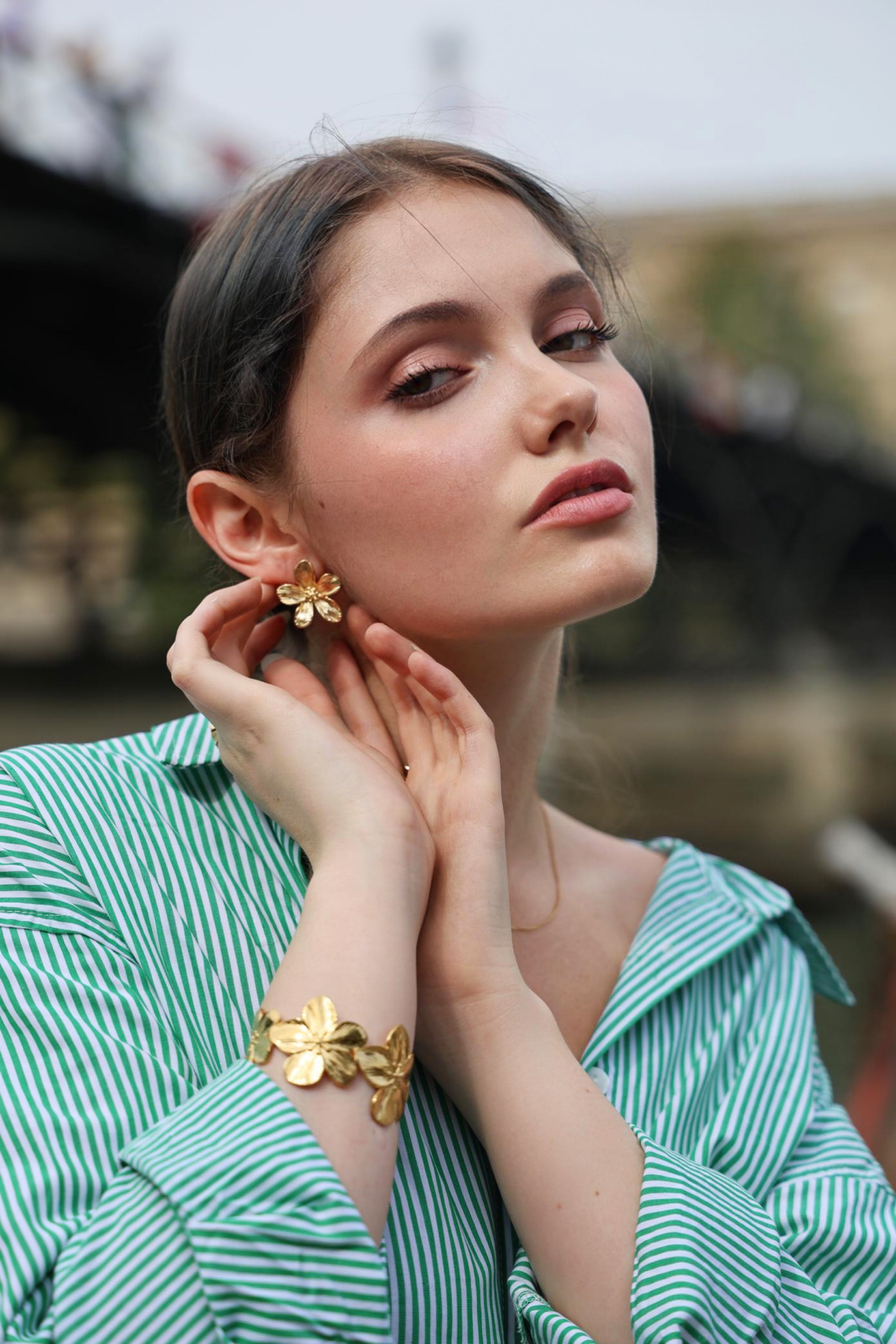 BOUCLES D'OREILLES FLEUR