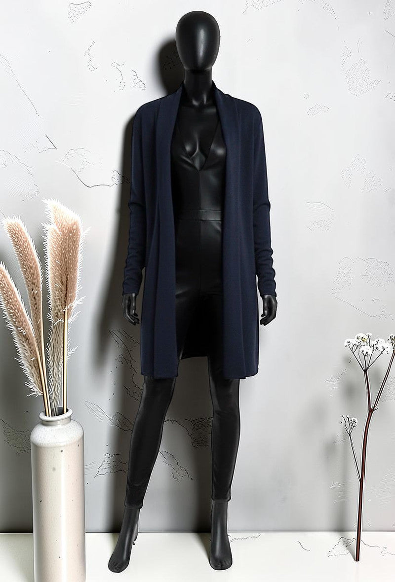 Gilet en Maille Douce et Agréable à Porter Marine