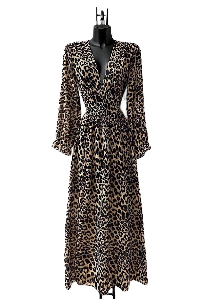 🌟 Nouvelle Collection : Robes longue léopard 🌟