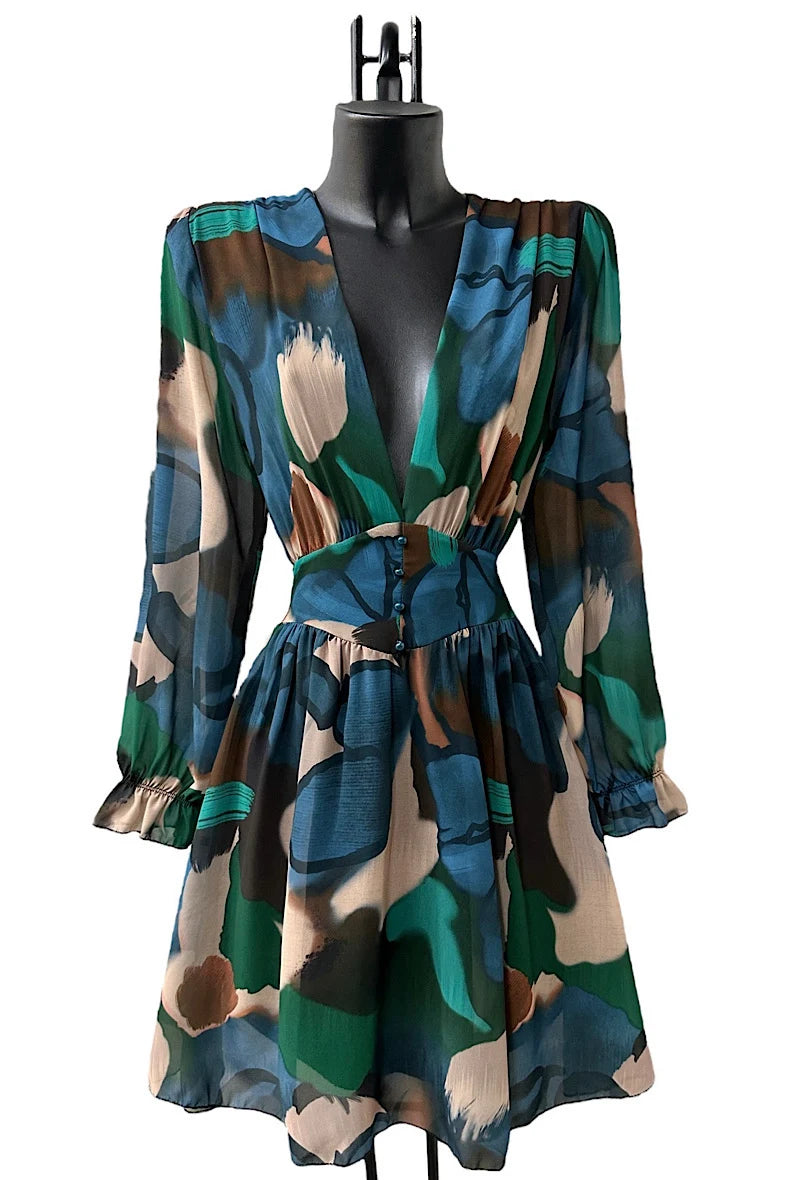 🌟 Nouvelle Collection : Robe courte à Doublure en Viscose 🌟