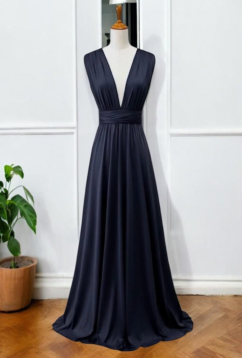 Robe Longue Multi-Positions — Élégance Modulable | Collection 2026