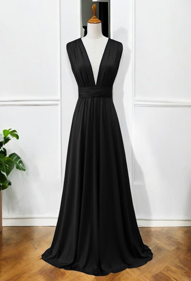 Robe Longue Multi-Positions — Élégance Modulable | Collection 2026