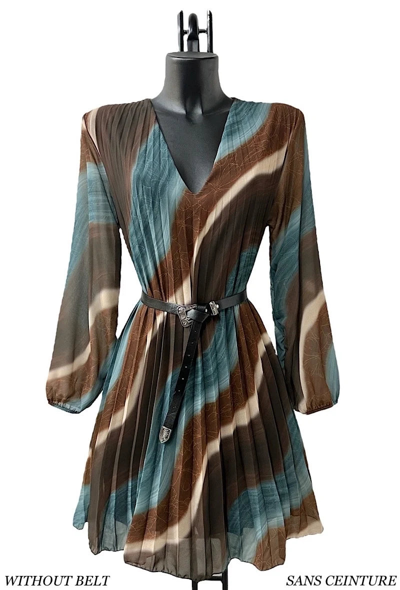 🌟 Nouvelle Collection : Robe courte sans ceinture  à Doublure en Viscose 🌟