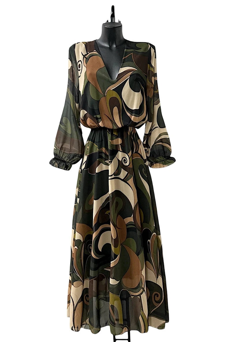 🌟 Nouvelle Collection : Robes longue en col V🌟