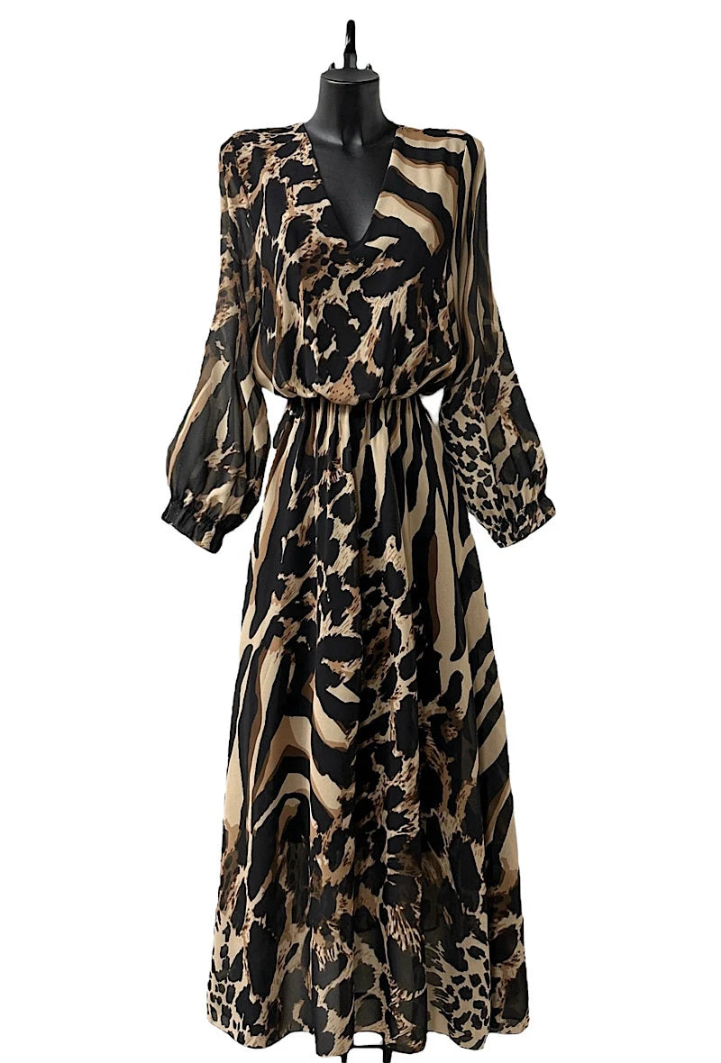 🌟 Nouvelle Collection : Robes longue en col V🌟
