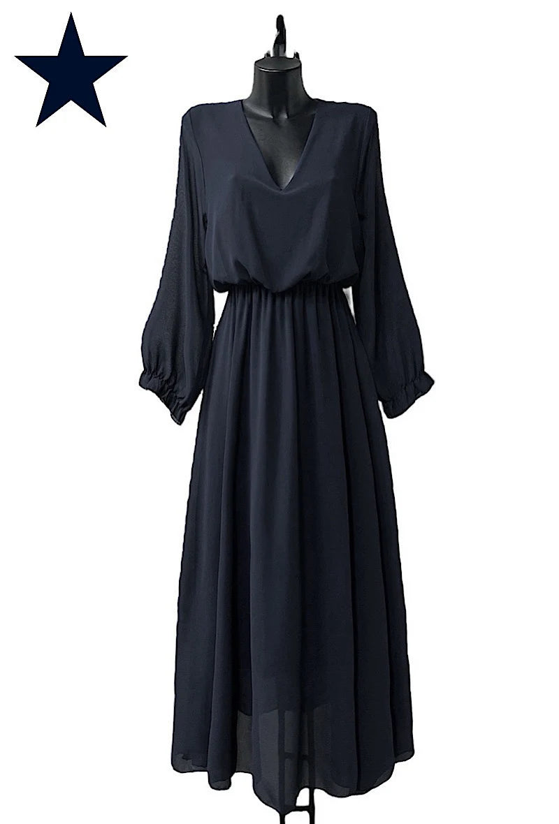 🌟 Nouvelle Collection : Robes longue en col V🌟